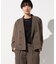 〔 TALLサイズ 〕 【セットアップ対応】シアーチェックジャケット