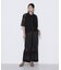 ボタニカル幾何刺繍 シャツ