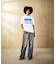 スビンプラチナム天竺 フォトプリントTシャツ