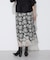 フラワーモチーフリバーレース レイヤードスカート