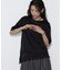〔 Sサイズ 〕 スーピマコットン 裾レースコンビネーションTシャツ