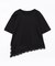 〔 Sサイズ 〕 スーピマコットン 裾レースコンビネーションTシャツ