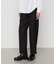 【セットアップ対応】パウダーツイルストレッチ 控えめワイドな微ワイドパンツ