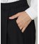 【セットアップ対応】パウダーツイルストレッチ 控えめワイドな微ワイドパンツ