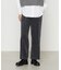 細コーデュロイ ワイドパンツ