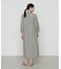 ストレッチタフタ シャツドレス