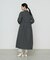 ストレッチタフタ シャツドレス