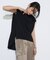 〔 +サイズ 〕 ハイテンションポンチライト フレンチスリーブロングプルオーバー
