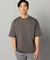 シルケットポンチ フライスリブTシャツ