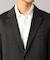【セットアップ対応】フラノ調ウール混ジャージーDELEGANT シングルテーラードジャケット