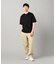 和歌山編み コットンスムースVネックTシャツ