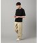 和歌山編み コットンスムースVネックTシャツ