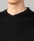 和歌山編み コットンスムースVネックTシャツ