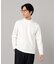シルキーポンチ モックネック長袖Tシャツ