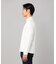 シルキーポンチ モックネック長袖Tシャツ