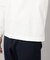 シルキーポンチ モックネック長袖Tシャツ