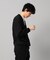 【撥水】【COMME CA MEN BLACK】4WAYテック カーディガン