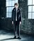 【COMME CA MEN BLACK】3レイヤーテック パーカ