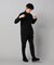 【撥水】【COMME CA MEN BLACK】4WAYテック シャツ
