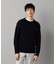 ブランケットステッチ クルーネックニット