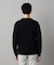 ブランケットステッチ クルーネックニット