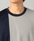 カラーブロック 長袖Tシャツ