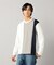 カラーブロック 長袖Tシャツ