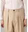 タックテーパード チノパンツ