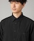 【撥水】【COMME CA MEN BLACK】〔TEXBRID〕レギュラーシャツ