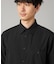 【撥水】【COMME CA MEN BLACK】〔TEXBRID〕レギュラーシャツ