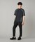 【吸水速乾・接触冷感】【COMME CA MEN BLACK】アクティブドライ Ｔシャツ