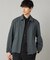 【撥水】【COMME CA MEN BLACK】〔TEXBRID〕ライトコーチジャケット