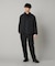【撥水】【COMME CA MEN BLACK】〔TEXBRID〕ライトコーチジャケット