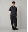 【吸水速乾・接触冷感】【COMME CA MEN BLACK】アクティブドライ フーディー