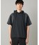 【吸水速乾・接触冷感】【COMME CA MEN BLACK】アクティブドライ フーディー