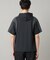 【吸水速乾・接触冷感】【COMME CA MEN BLACK】アクティブドライ フーディー