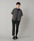 【撥水】【COMME CA MEN BLACK】4WAYテック半袖シャツ