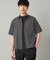 【撥水】【COMME CA MEN BLACK】4WAYテック半袖シャツ