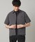 【撥水】【COMME CA MEN BLACK】4WAYテック半袖シャツ