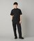 【撥水】【COMME CA MEN BLACK】4WAYテック半袖シャツ