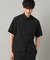 【撥水】【COMME CA MEN BLACK】4WAYテック半袖シャツ