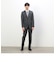 【セットアップ対応】ポリエステル ウール ギャバ パンツ