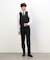 【セットアップ対応】ポリエステル ウール ギャバ パンツ