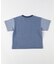 デニム調ジャージー ポケット付きTシャツ