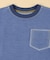 デニム調ジャージー ポケット付きTシャツ(ベビーサイズ)
