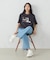 速乾 箔プリント Tシャツ
