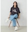 速乾 箔プリント Tシャツ