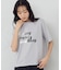 速乾 箔プリント Tシャツ