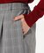 【美しいベーシックパンツ】ポリエステルレーヨン ストレッチワイドパンツ