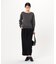 【美しいベーシックパンツ】ポリエステルレーヨン ストレッチワイドパンツ